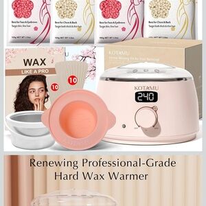 KOTAMU Pink Digital Wax Warmer Kit